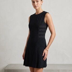 Versus by Versace Black Mini Fit & Flare Dress